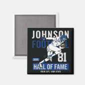 Personalisierter Fußballspieler Magnet (Vorderseite/Rückseite)