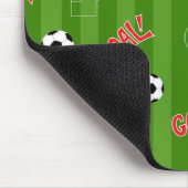 Personalisierter Fußballspieler Mousepad (Ecke)