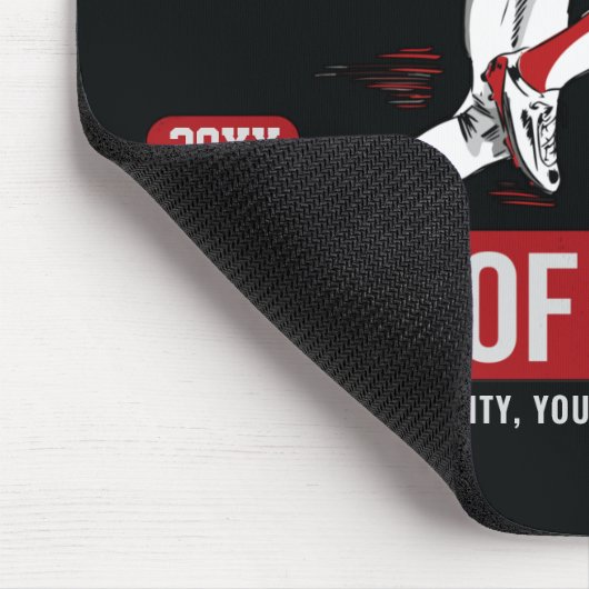Personalisierter Fußballspieler Mousepad (Ecke)
