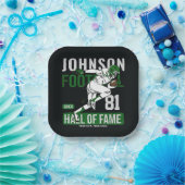 Personalisierter Fußballspieler Pappteller (Party)