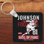 Personalisierter Fußballspieler Schlüsselanhänger (Vorderseite)