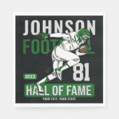 Personalisierter Fußballspieler Serviette (Vorderseite)