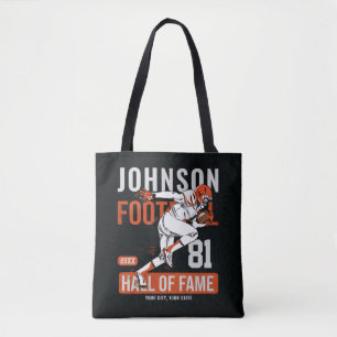 Personalisierter Fußballspieler Tasche
