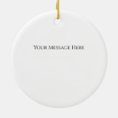 Personalisierter Fußballtrainer Keramikornament (Hinten)