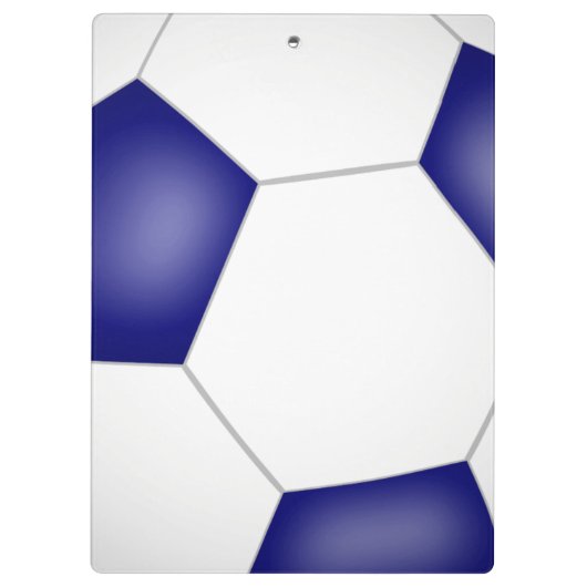 personalisierter Fußballtrainer Klemmbrett (Rückseite)