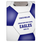 personalisierter Fußballtrainer Klemmbrett (Vorderseite)