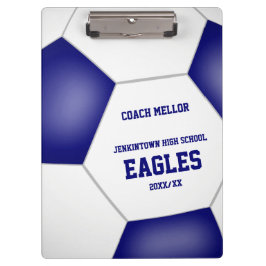 personalisierter Fußballtrainer Klemmbrett