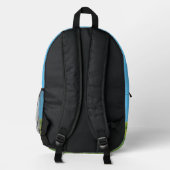 Personalisierter Future Golf Pro Kinder-Rucksack Bedruckter Rucksack (Rückseite)