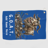 Personalisierter G.O.A.T. Golfhandtuch (Horizontal)