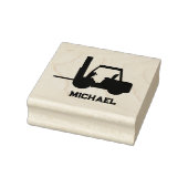 Personalisierter Gabelstapler Gummistempel (Stempel)