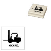 Personalisierter Gabelstapler Gummistempel (Stempel)