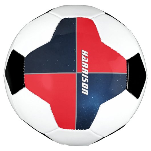Personalisierter Galaxy-Bereich Fußball (Gedreht)