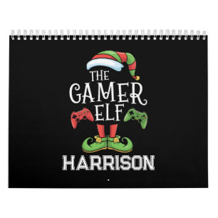 Personalisierter Gamer-Elf-Weihnachts-Videospiel-  Kalender