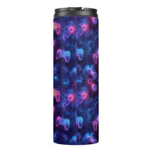Personalisierter Gaming-Controller Cool Thermosbecher (Rückseite)