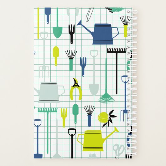 Personalisierter Gartenplaner Planer (Rückseite)