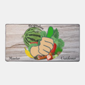 Personalisierter Gärtnermeister Grüne Thumb Gareni Schreibtischunterlage (Vorderseite)