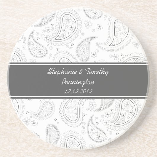 Personalisierter Gastgeschenk Untersetzer (Vorne)