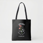 Personalisierter Geburtsmonat Blume Carnation JANU Tasche (Vorderseite)