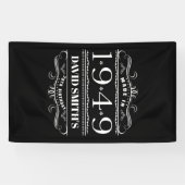Personalisierter Geburtstag 1949 für Männer Banner (Horizontal)