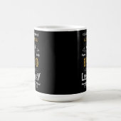 Personalisierter Geburtstag 1950 Legendary Black G Kaffeetasse (Mittel)