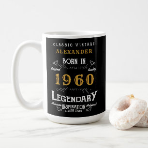 Personalisierter Geburtstag 1960 Fügen Sie Ihren N Kaffeetasse
