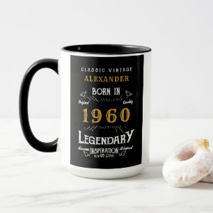 Personalisierter Geburtstag 1960 Name hinzufügen L Tasse