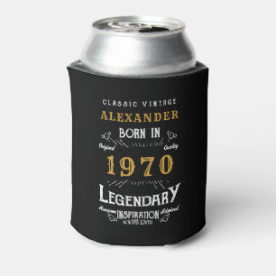 Personalisierter Geburtstag 1970 Name Legendary hi Dosenkühler