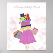 Personalisierter Geburtstag, Abbildung Poster (Vorne)