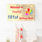 Personalisierter Geburtstag Banner (Insitu)