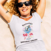 Personalisierter Geburtstag Cocktail Anker T-Shirt