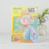 Personalisierter Geburtstag Danke Karte (Stehend Vorderseite)