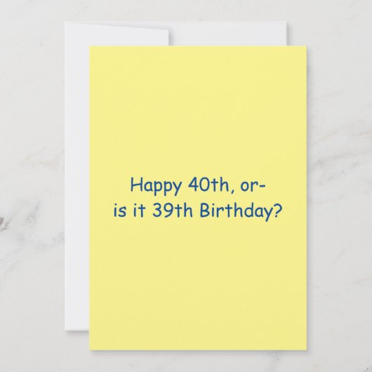 Personalisierter Geburtstag Danke Karte (Rückseite)