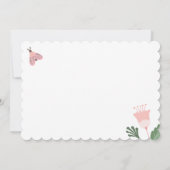 Personalisierter Geburtstag Einladung (Rückseite)