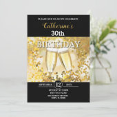 Personalisierter Geburtstag Einladung (Stehend Vorderseite)