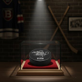 Personalisierter Geburtstag Eishockey Puck