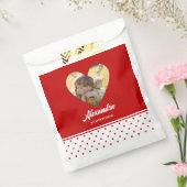 Personalisierter Geburtstag Foto Chic Red Heart Fr Geschenktütchen (Versiegelt)