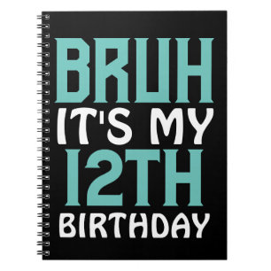 Personalisierter Geburtstag Funny Bruh Es ist mein Notizblock