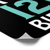 Personalisierter Geburtstag Funny Bruh Es ist mein Poster (Ecke)