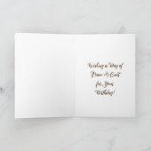 Personalisierter Geburtstag für ein Buch Karte (Innenseite)