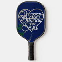 Personalisierter Geburtstag für Sie Pickleball Pad