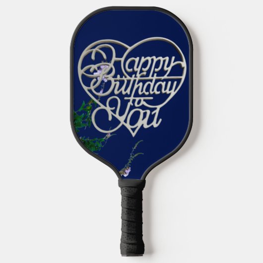 Personalisierter Geburtstag für Sie Pickleball Pad Schläger (Vorderseite)