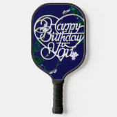 Personalisierter Geburtstag für Sie Pickleball Pad Schläger (Rückseite)