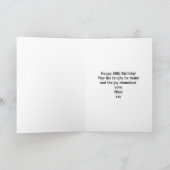 Personalisierter Geburtstag Geboren 1963 Vintag Karte (Innenseite)