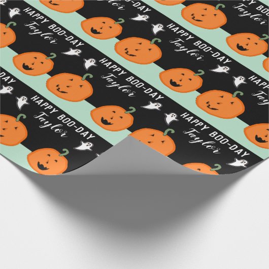 Personalisierter Geburtstag Geschenkpapier (Ecke)