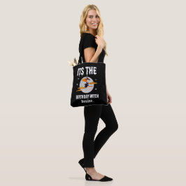 Personalisierter Geburtstag Hexe Halloween Geburts Tasche