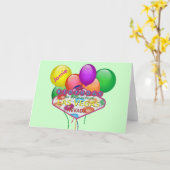 Personalisierter Geburtstag in Las Vegas Karte (Gelbe Blume)