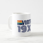 Personalisierter Geburtstag Kaffeetasse (Vorderseite Links)