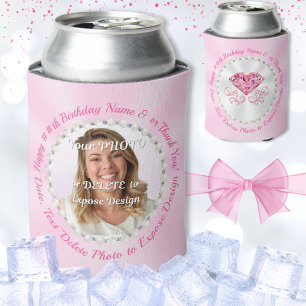 Personalisierter Geburtstag kann Farben, FOTO Favo Dosenkühler