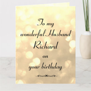 Personalisierter Geburtstag Karte