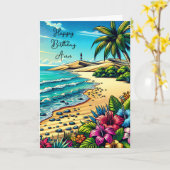 Personalisierter Geburtstag Karte (Gelbe Blume)